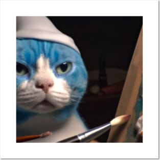 Meowgical Smurf Cat of Wonder Posters and Art